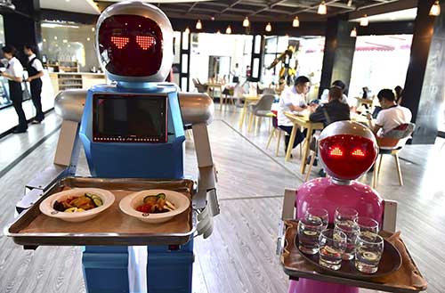 robot tray service web