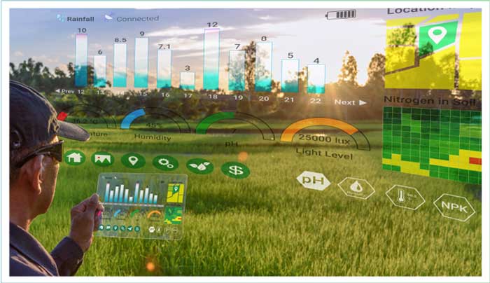 เกษตรกรสมัยใหม่ ใช้ IOT 5G AI ในการวางแผนการปลูก ควบคุมสภาพแวดล้อมการปลูกพืช